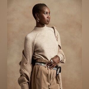 Banana Republic Relaxed Mock Neck Sweater